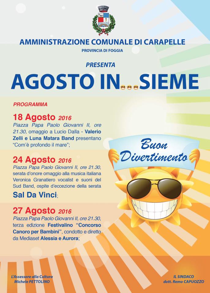 Agosto in...sieme Carapelle