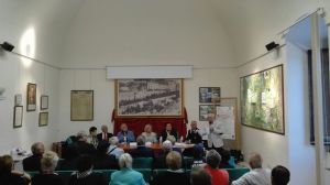 La Sala della Rimembranza durante la serata di ieri