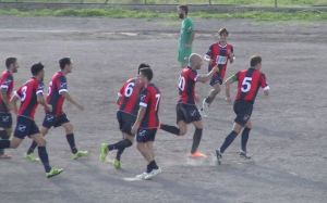 Una esultanza dello Sporting Ordona