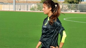 Giulia Montrone, l'arbitro di Don Uva-Stornarella