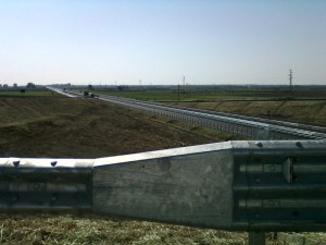 Un tratto della Strada Statale 16