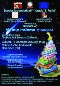 La locandina dell'iniziativa