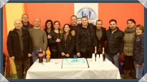 Massimo Di Corato, il terzo da sinistra con la lista Stornarella in Movimento ed il sindaco Colia