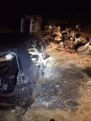 Il luogo dove sono state ritrovate le auto