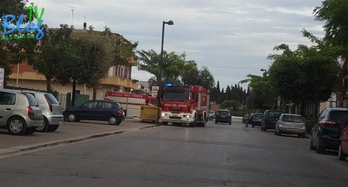 I mezzi intervenuti sul posto