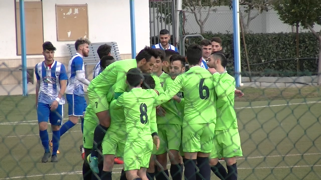 Una esultanza dello Sporting Ordona