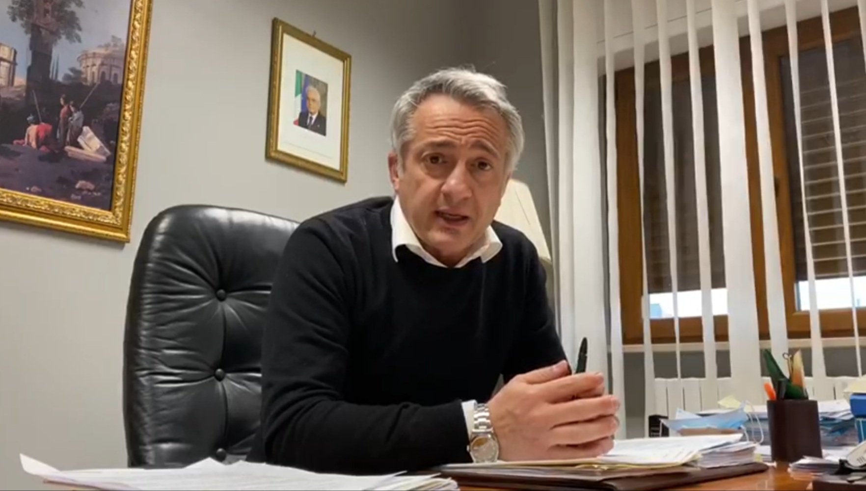 Il sindaco di Carapelle, Umberto Di Michele